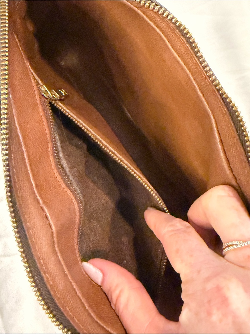 Louis Vuitton Monogram Canvas Toiletry Pouch in Brown and Tan - Picture 10 of 10